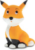 DolliBu Fox Bath Buddy Squirter - Floating Orange Rubber Bath Toy for Toddlers, Fun Water Squirting Play