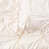 Sets 4-Piece Set Wowelife Toddler Bedding for Girls, Beige Toddler Bed Floral Ruffles Boho Bohemian Jacquard Includes