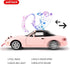 1/32 Mazda Miata MX-5 Alloy Model Car, Toy Car with Pullback, Removable Top, Blinking Lights, Sound and Bright Lights