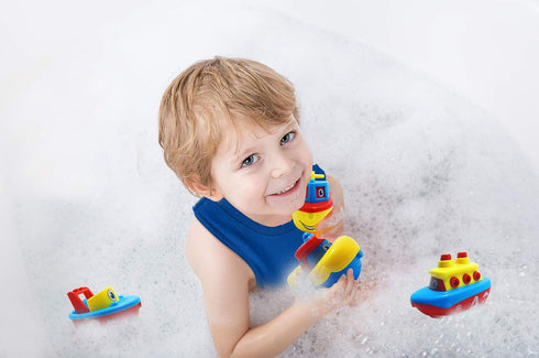 3 Bees & Me Bath Toys - Magnet Boat Set for Toddlers & Kids - Fun & Educational