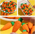 Abaodam 50 Pcs Mini Carrot Erasers Miniature Vegetables for Kids Easter Party Favors