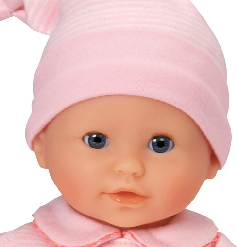 Corolle Bébé Calin Charming Pastel Baby Doll - 12" Soft Body Doll with Pink Outfit, Vanilla-Scented