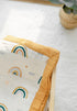 Summer 47" 47" 2 Rainbow Muslin Quilt Baby Blanket - Silky Soft and Breathable Blanket for Toddler - Oversized x