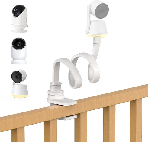 Dr.Care Baby Monitor Mount, Universal Adjustable Baby Camera Holder Clip Mount, Compatible