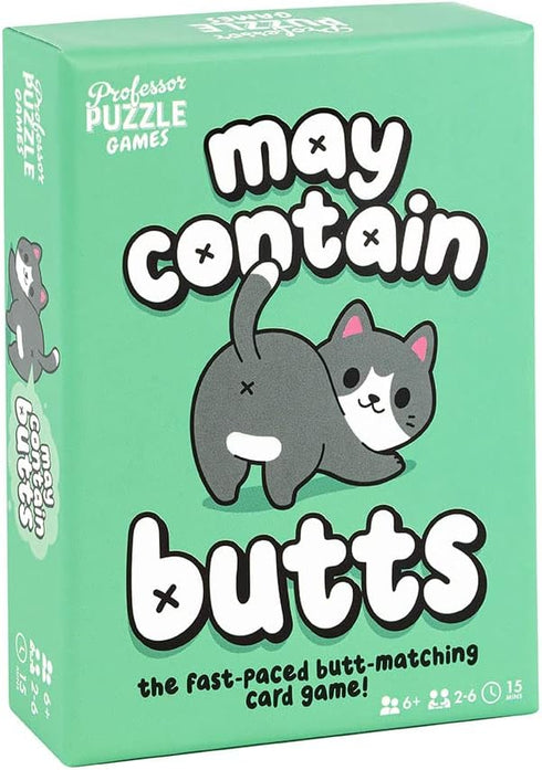 Professor PUZZLE May Contain Butts - Fast-paced Butt-matching Card Game