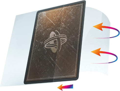 Pack 100 100 Closable Inner Sleeves | of Clear Standard Card Game Sleeves | Extra-High Clarity | Professional