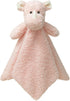 Baby Pink Rhino Soft Stuffed Animal Security Blanket, Plush Rhino Lovey, Cuddly Newborn Snuggle Blankie, 14"