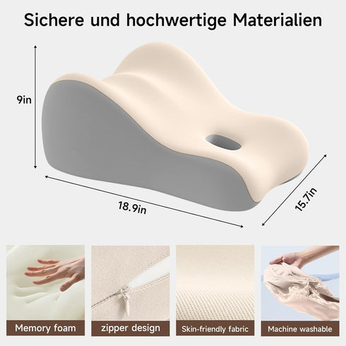 MENGGUL Couples Butt Cushion for Pregnant Women Furniture Pillow Pillowcase Suitable for Home Use, Ideal for Sitting