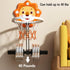Adjustable Height Indoor Mini Basketball Hoop for Toddlers Kids, Space-Saving Christmas Birthday Gift Toy for Boys