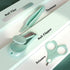 Generic 4-in-1 Set 0-3 Baby Nail Care Kit Newborn Grooming with Safety Scissors, Nail Clipper, Tweezer & Nail Filer