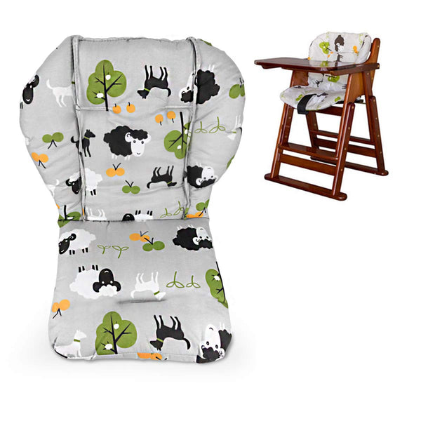 Twoworld High Chair Cushion, Large Thickening Baby High Chair Seat Cushion Liner