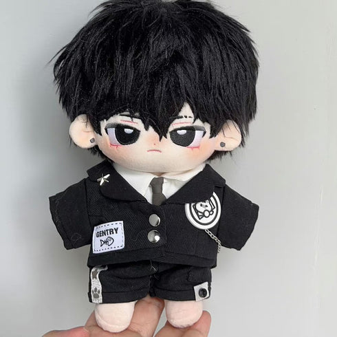 niannyyhouse 20cm Plush Doll Clothes Set - Hat, Coat, Shirt, Pants, Backpack & Glasses for 8in Dolls