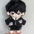 niannyyhouse 20cm Plush Doll Clothes Set - Hat, Coat, Shirt, Pants, Backpack & Glasses for 8in Dolls