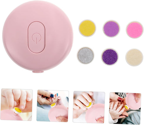 Trimmer Toyvian Complete Nail Care Kit Electric Nail Polishing Tool Safe for Newborns Boys and Girls Adults