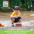 PlanToys Solid Drum Toddler Musical Instrument - Sustainably Made from Rubberwood with Organic-Pigment Coloring