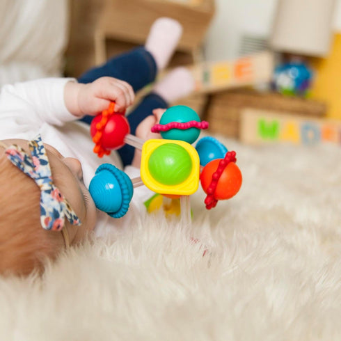 6 Fat Brain Toys Wimzle, Sensory, Fidget Toys for Toddlers, Babies Months+