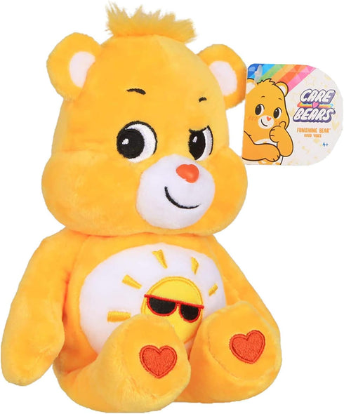 Care Bears 9" Fun Size Plush - Funshine Bear - Yellow Plushie for Ages 4+ – Super Soft Stuffed Animal for Kids