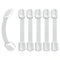 mufew 6-Pack Child Proof Cabinet Locks,Child Safety Strap Locks,Baby Proof Drawer Locks for
