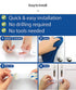 Child Safety Lock for Refrigerator, Cabinet, Drawer, Freezer & Door, 2 Extra Strong Adhesives, Pack of 4