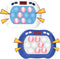 2 Pack Quick Push Pop Game for Kids, Handheld LED Light Up Sensory Fidget Toys for Electric Pop Game