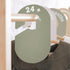 eoscasely Closet 8 12+ Baby Divider, Baby Wardrobe Organizer, Double-Sided Design, Nursery Decor Clothes Hanger