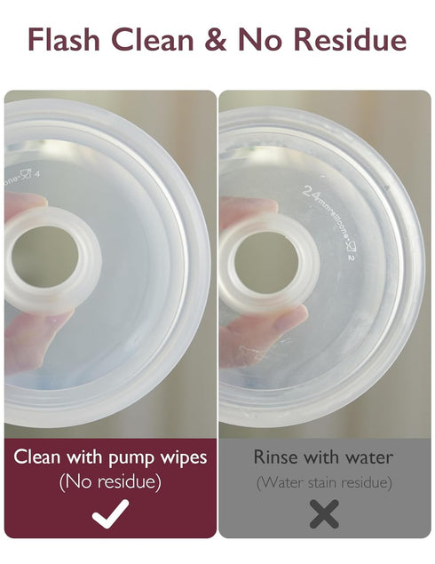Momcozy 30 Count, Natural Breast Pump Wipes for Parts Cleaning On-The-go, Flash Clean & Resealable