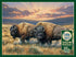 Cobble Hill 1000 Piece Puzzle - Dusty Plains with Sample Poster Included