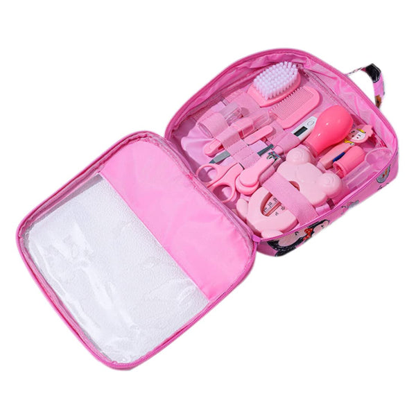 Jualyue Baby Healthcare Grooming Kit Baby Nasal Aspirator Nail Clipper Hairbrush Set Newborn
