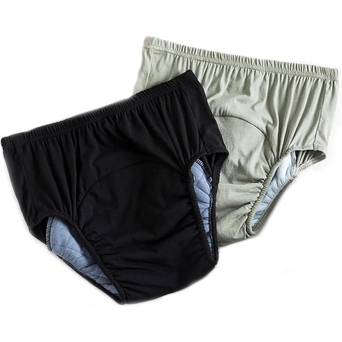 MKKBOB Adult Incontinence Underwear,Women Waterproof Underwear for Men Leakproof Incontinence Washable Pants for