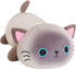 SQEQE Weighted Siamese Cat Plush, Weighted Siamese Cat Stuffed Animal for Anxiety, Cute Siamese Cat Plushies, Soft