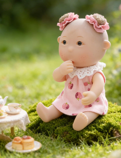 Potato Baby Doll, 7 Inch Mini Baby Doll with 5 Movable Joints,