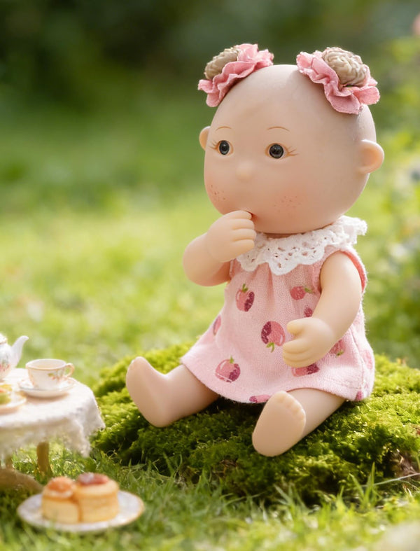 Potato Baby Doll, 7 Inch Mini Baby Doll with 5 Movable Joints,