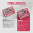 AGFRC Upgraded Mini Z RC Gyros, Mini Gyros for Drifting Mini-Z Car, Full Aluminum Precision Red RC Gyro Set