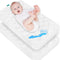Cradle Bassinet Mattress Pad Cover, 2 Pack, for 36" 18" Standard Cradle