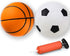 Toddler & Little Kids Basketball - 5" Mini Inflatable Balls for Indoor Outdoor Play