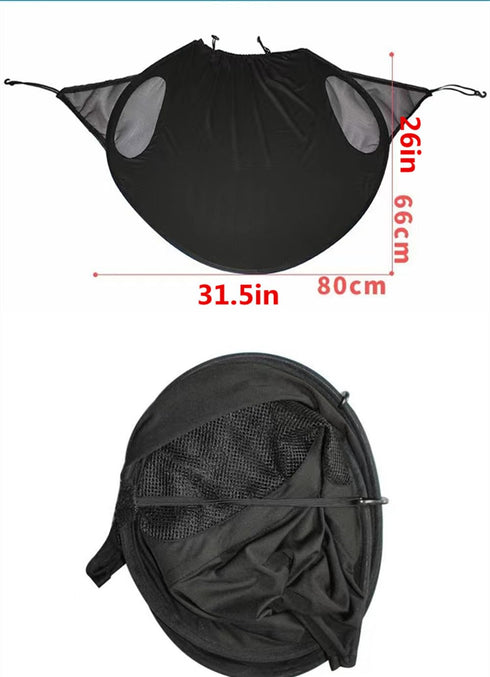Universal Baby Stroller Sun Shade, Oversize UV Protection Waterproof Cloth, Adjustable Angle Windshield Cover