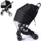 UPF50+ Sunshade Stroller Cover, 2-in-1 Stroller Sun Shade with Two-Way Zipper, Universal