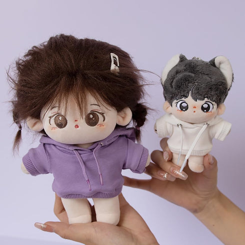 niannyyhouse 20cm Plush Doll Clothes - Elastic Solid Sportswear Suits, Soft Stuffed Toy Dress Up Accessories