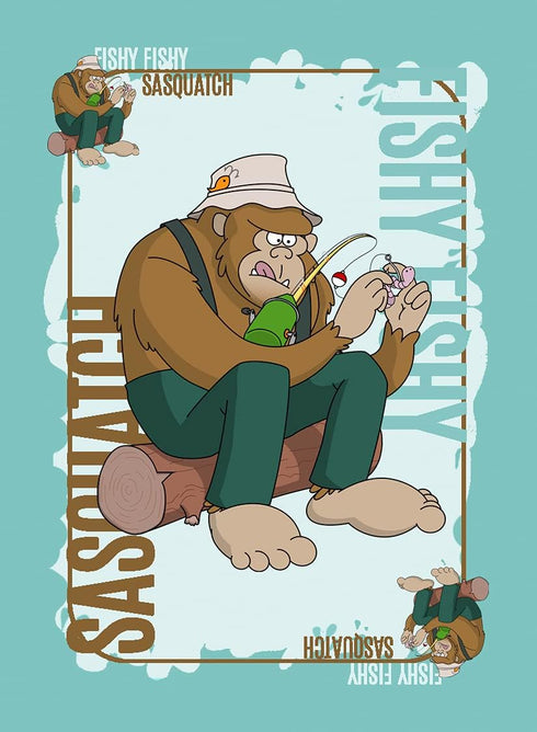 Camping with Sasquatch by Big Discoveries - A 128-Count Family Card Game with a Roar! Fun for Kids, Teens, Adults