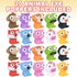 20 ArtCreativity PCS Squeezy Animal Fidget Toys with Pop Out Eyes, Fun Squeeze Stress Relief Toys for Kids, Ideal