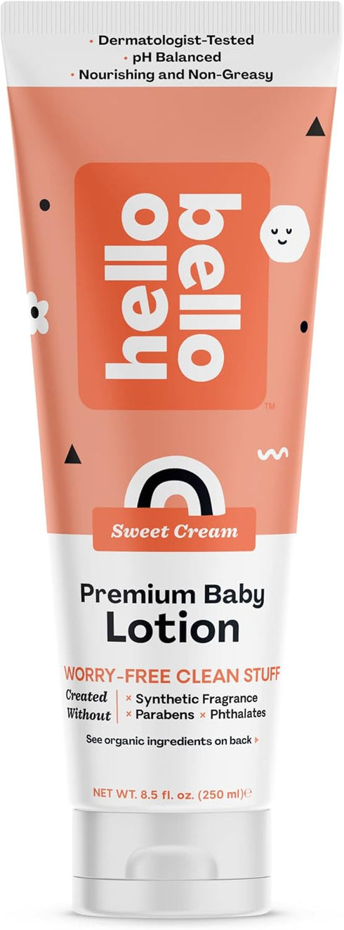 Hello Bello Premium Baby Lotion, Gentle Hypoallergenic Vegan Formula to Nourish and