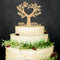 Mr and Mrs Cake Toppers Bride and Groom Rustic Wood Tree Wedding Decoration