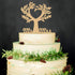 Mr and Mrs Cake Toppers Bride and Groom Rustic Wood Tree Wedding Decoration