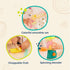 B. toys Mini Chef Fruity Smoothie Playset, Pretend Play Kitchen Accessories, Toy Blender, Role-Play Toys for Kids 3+