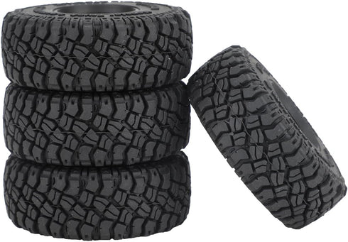 1.0 Tires-2.28in*0.94in RC Crawling Tires, All Terrain Large Tyre for 1/18 TRX4M 1/24 SCX24 AX24 FCX24 RC Crawler