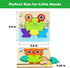 Wooden Montessori Puzzles for Toddlers, Educational Toy for 1-3 Year Old Girls Boys, Kids Puzzle Ages 2-4