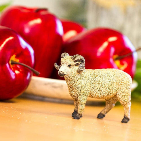 3.5" 1+ Safari Ltd. Ram Figurine - Lifelike Model Figure - Educational Toy for Boys, Girls, and Kids Ages