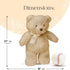 My First Bear Stuffed Animal - Jolitee Beige Neutral Teddy Bear for Newborn, 10"