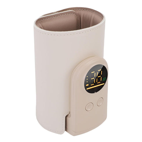 NOENNULL 5000mAh Travel Bottle Warmer Sleeve, Fast Warming Infant Bottle Warmer Sleeve Rechargeable Cordless Sleeve