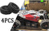 JIUWU High-Performance 4-Pack RC Off-Road 17mm Hex Wheels and Tires, 1/8 Scale RC Vehicle Durable Construction